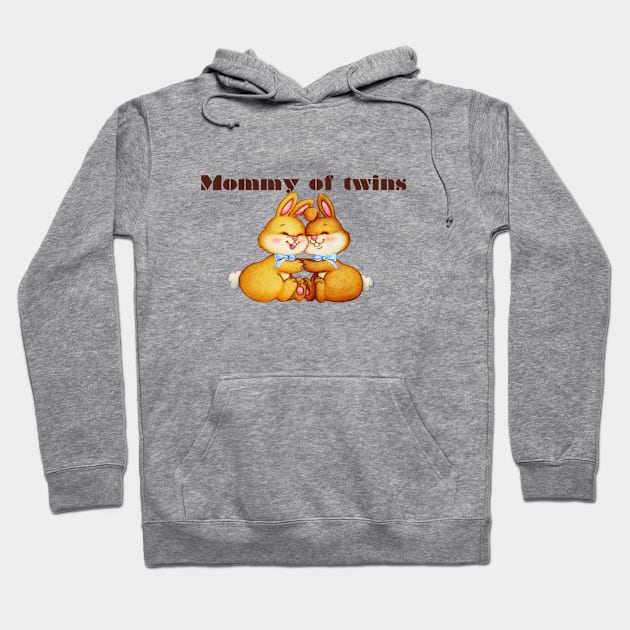 Twins mommy Hoodie by Olivka Maestro